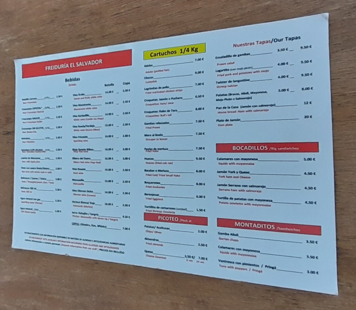 Menu Freiduria El Salvador-1